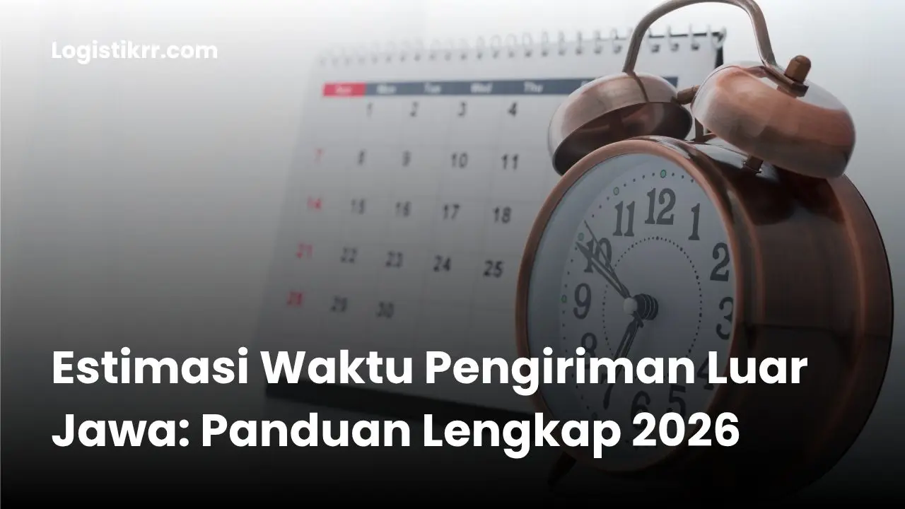 Peta estimasi waktu pengiriman luar jawa dari Surabaya